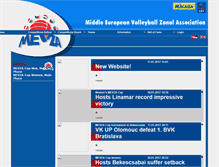 Tablet Screenshot of mevza.volleynet.at