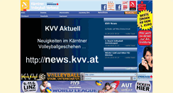 Desktop Screenshot of kvv.volleynet.at